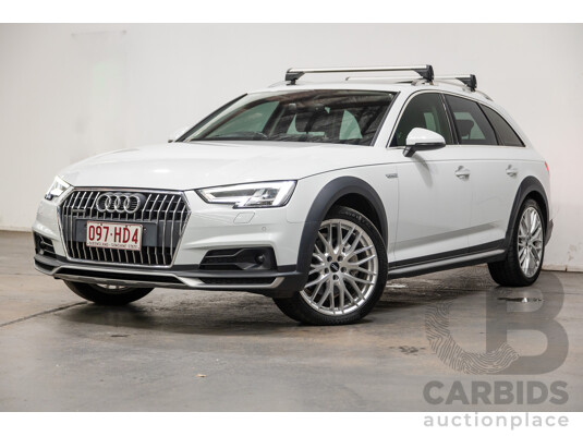 07/2017 Audi A4 Allroad Quattro (AWD) B9 MY18 4d Wagon Glacier White Metallic Turbo Diesel 2.0L