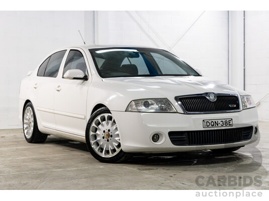 5/2008 Skoda Octavia RS 1Z 4d Sedan Candy White Turbo 2.0L