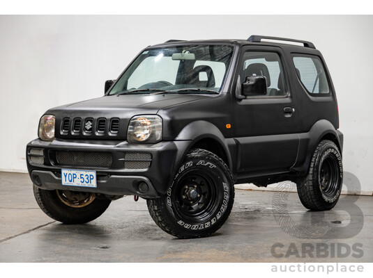 02/2009 Suzuki Jimny Sierra (4x4) 2d Wagon Raptor Coat Black 1.5L