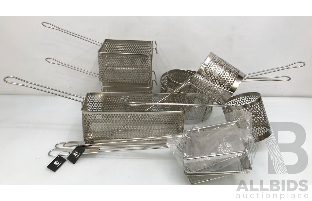 Fry Baskets (Various Types) - Lot of 23