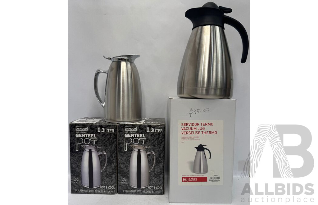 Insulated Jugs, S Hooks, Small Non Stick Pans and T Hangers