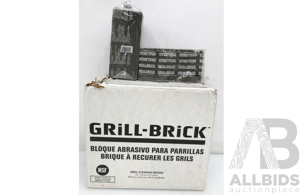 Grill-Brick Grill Cleaning Bricks (Box of 12)