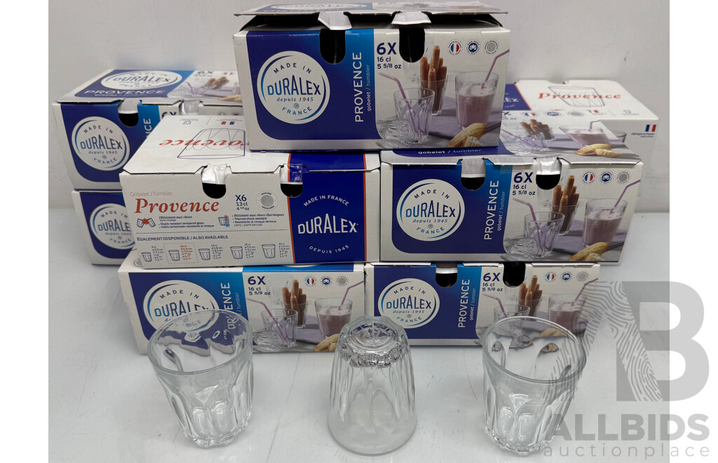 Duralex Glass Tumbler 130ml Provence - Lot of 11 Boxes