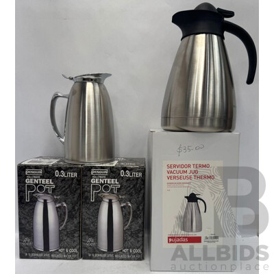 Insulated Jugs, S Hooks, Small Non Stick Pans and T Hangers