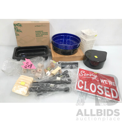 Lot of Assorted Catering/Cafe Items