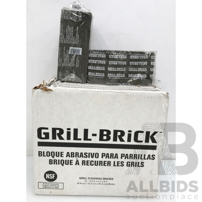 Grill-Brick Grill Cleaning Bricks (Box of 12)