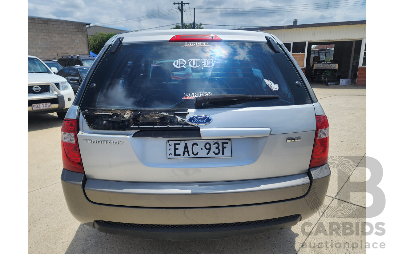 2/2006 Ford Territory TX (rwd) SY 4d Wagon Silver Or Chrome 4.0L