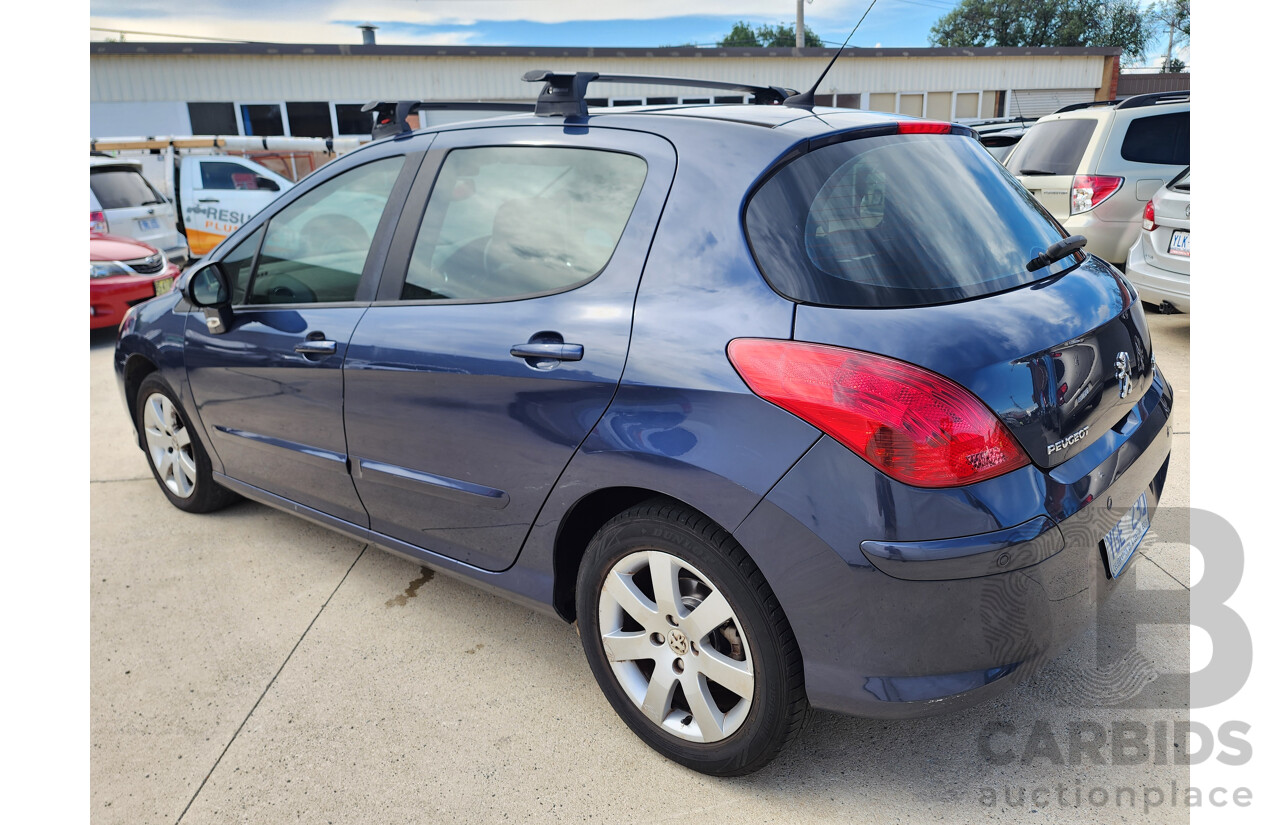 9/2008 Peugeot 308 XSE HDi  5d Hatchback Blue 2.0L