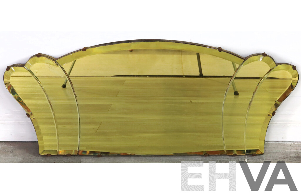 Art Deco Fan Shaped Mirror