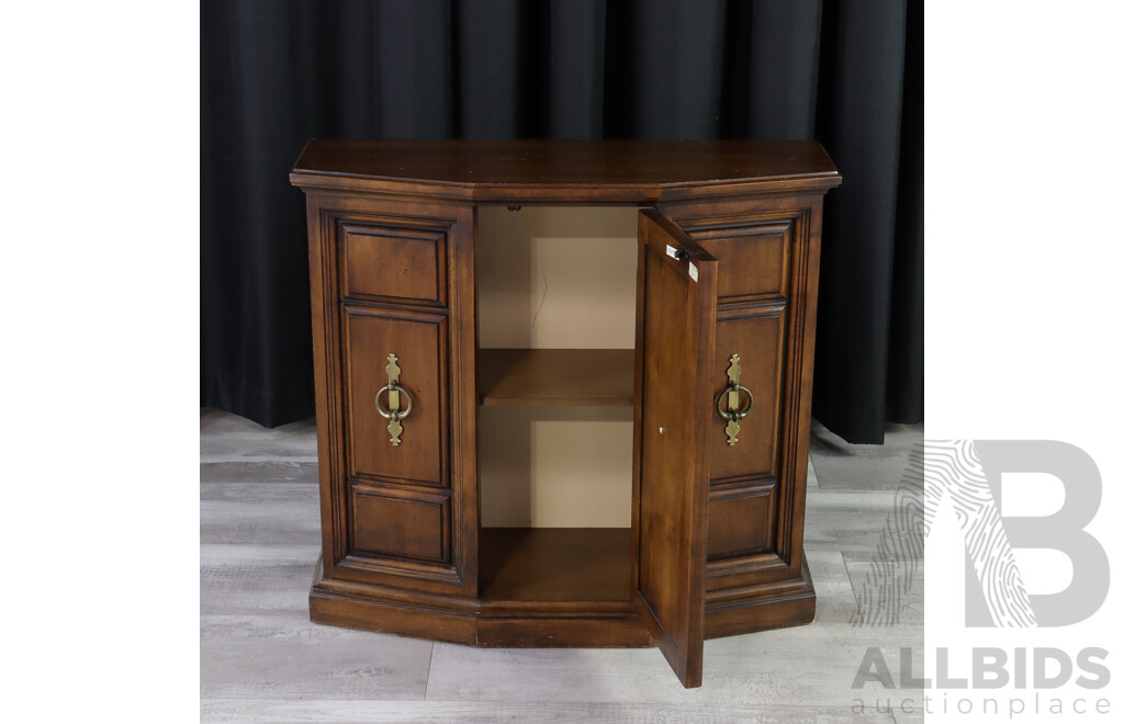 Small Timber Hall Cabinet