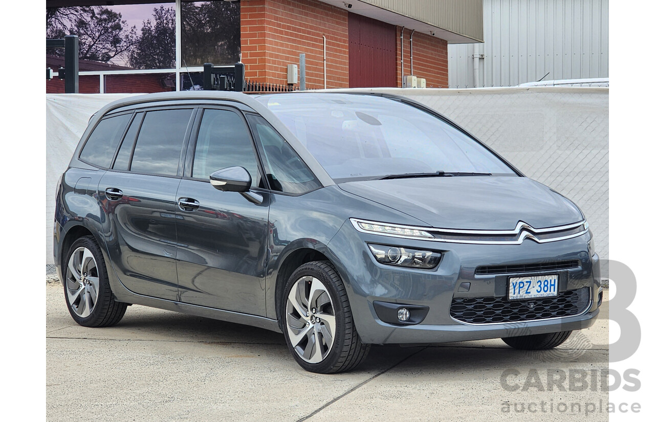 9/2015 Citroen Grand C4 Picasso Exclusive B7 MY15 4d Wagon Grey 2.0L