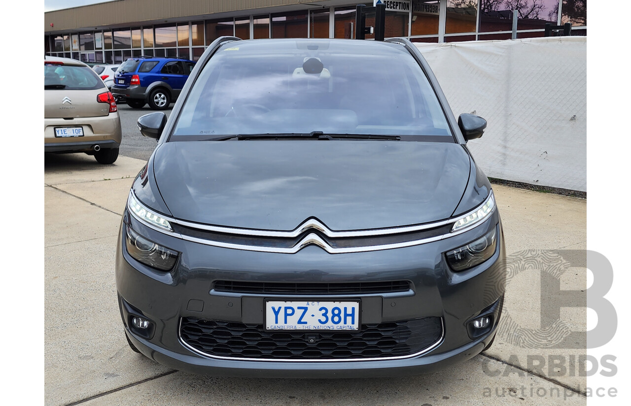 9/2015 Citroen Grand C4 Picasso Exclusive B7 MY15 4d Wagon Grey 2.0L