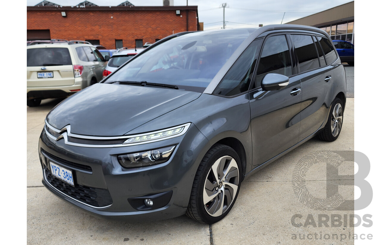 9/2015 Citroen Grand C4 Picasso Exclusive B7 MY15 4d Wagon Grey 2.0L