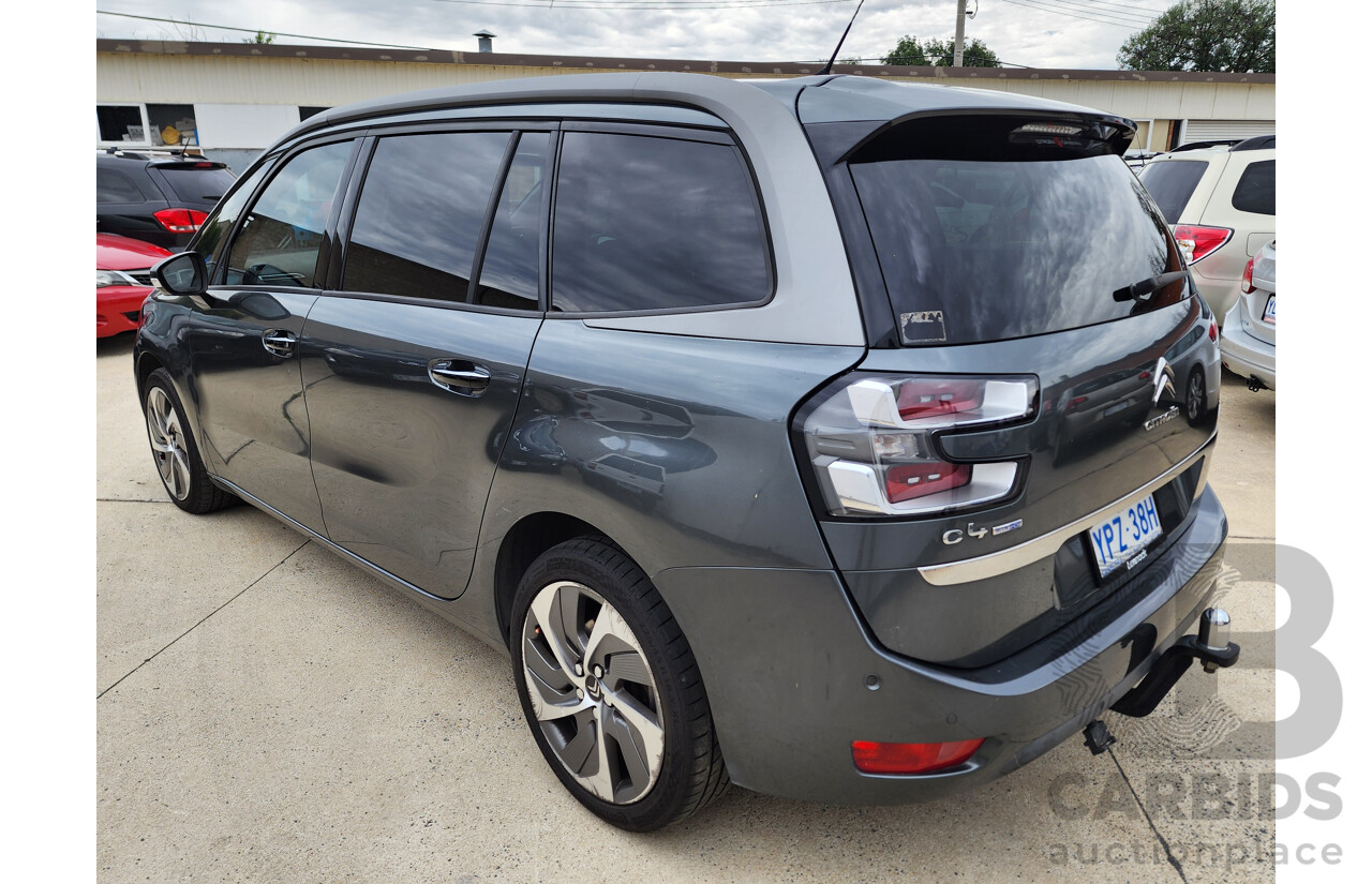 9/2015 Citroen Grand C4 Picasso Exclusive B7 MY15 4d Wagon Grey 2.0L