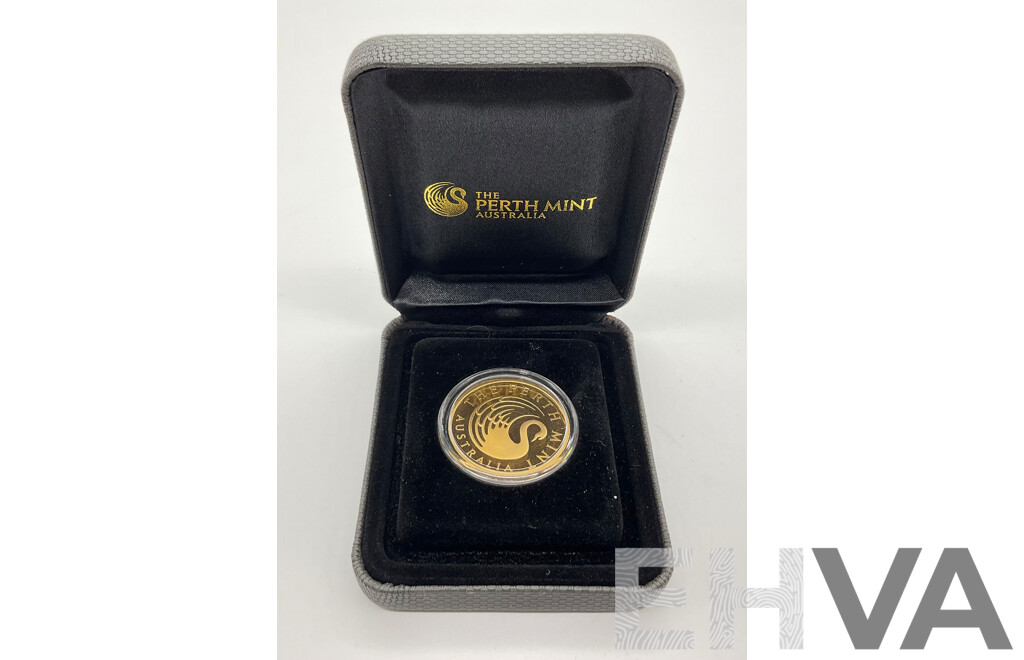 Australian 2016 Perth Mint Gold Plated Medallion