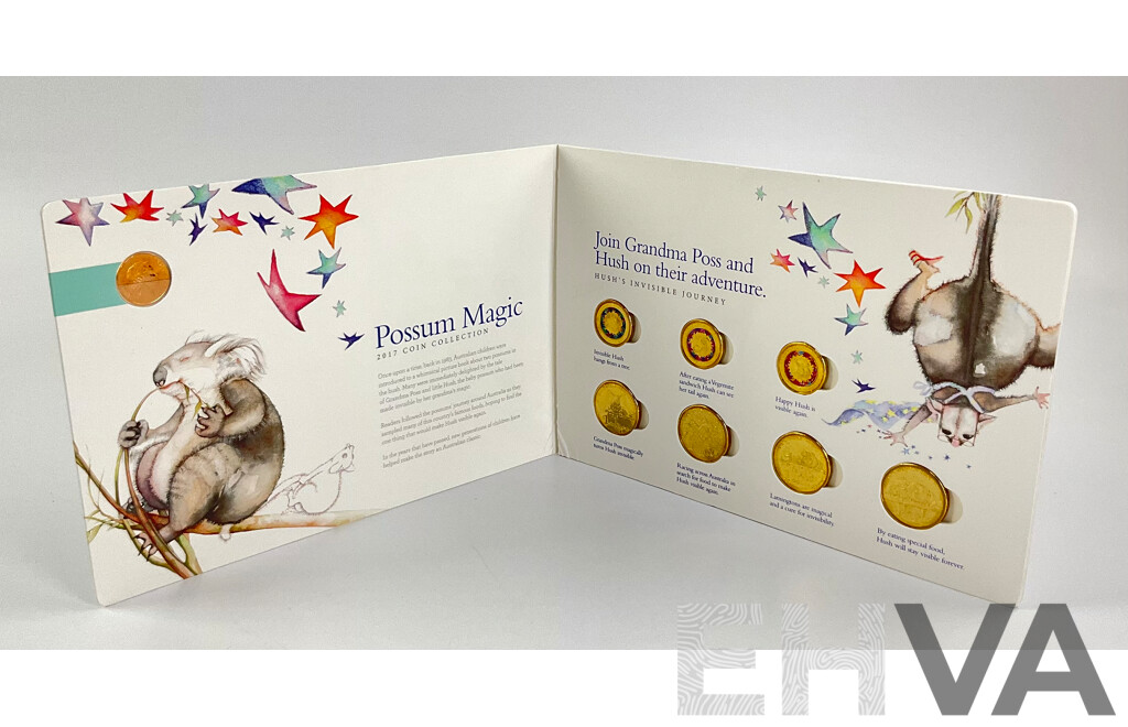 Australian 2017 Possum Magic Eight Coin Set