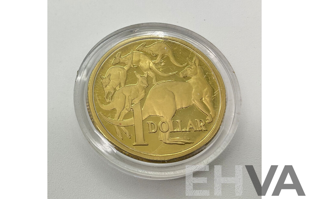 Australian 1984 Proof $1 Coin, First $1 Coin Issue