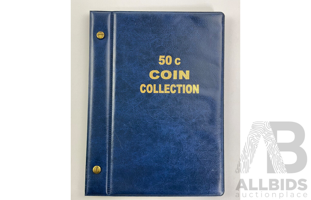 Australian Fifty Cent Coin Album, Empty