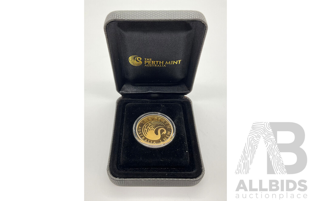 Australian 2016 Perth Mint Gold Plated Medallion