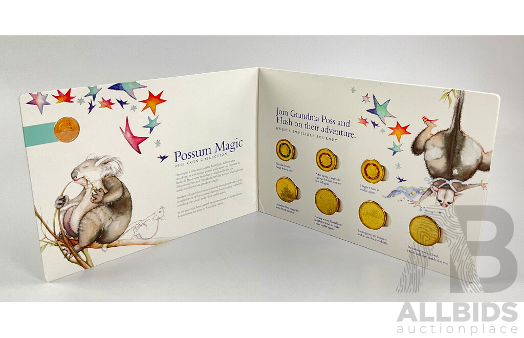 Australian 2017 Possum Magic Eight Coin Set