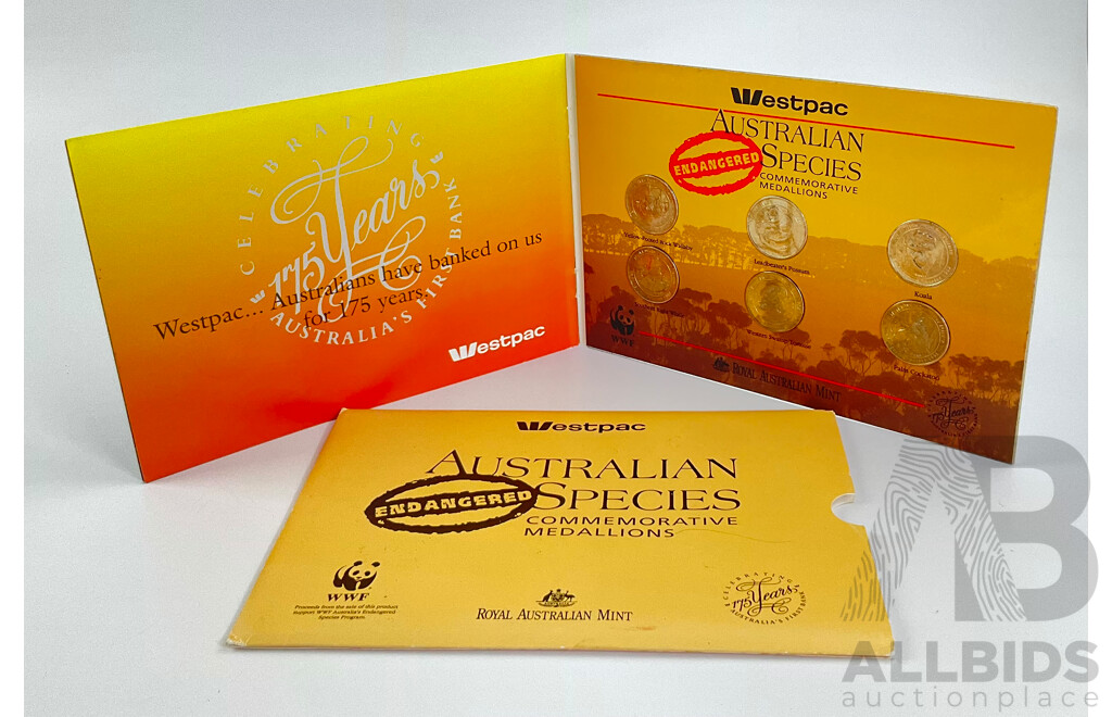 Australia's Endangered Species Medallion Set