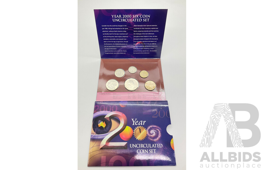 Australian 2000 RAM Uncirculated 6 Coin Set.