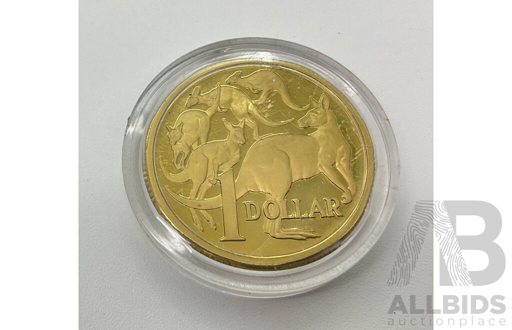 Australian 1984 Proof $1 Coin, First $1 Coin Issue