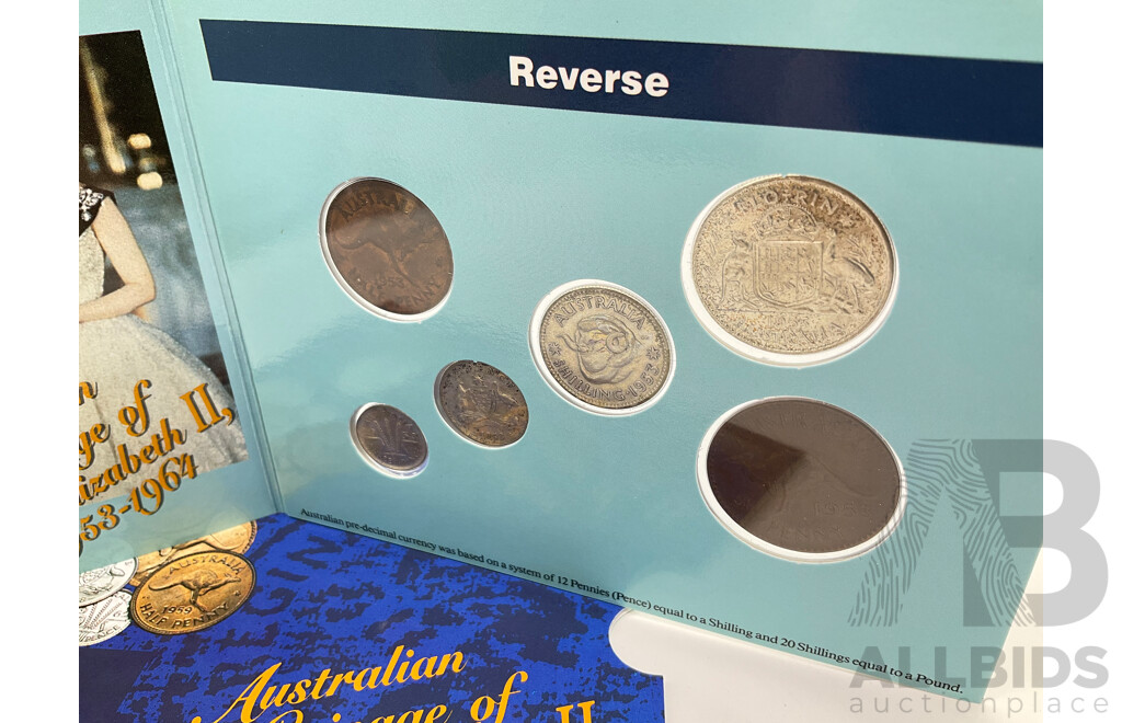 Australian Predecimal Coinage of QE2 1953-1964