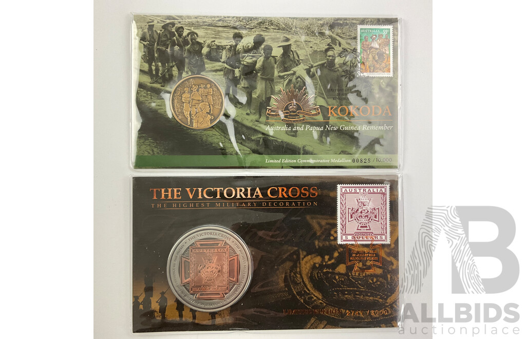 Two Australian PNCs, Kokoda and Victoria Cross