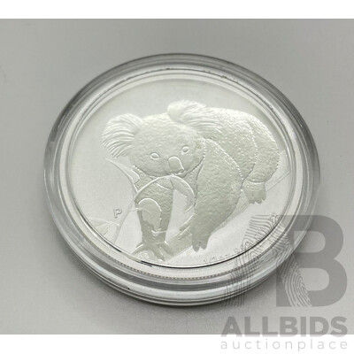 Australian 2010 Perth Mint Fine 99.9% Silver 50 Cent Coin Koala Series