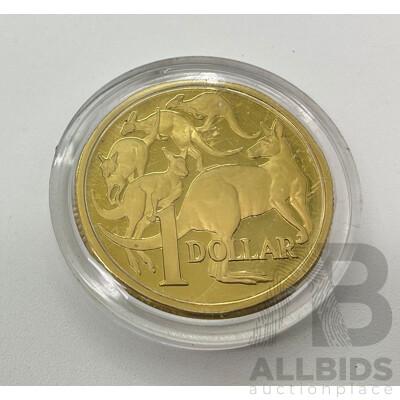 Australian 1984 Proof $1 Coin, First $1 Coin Issue