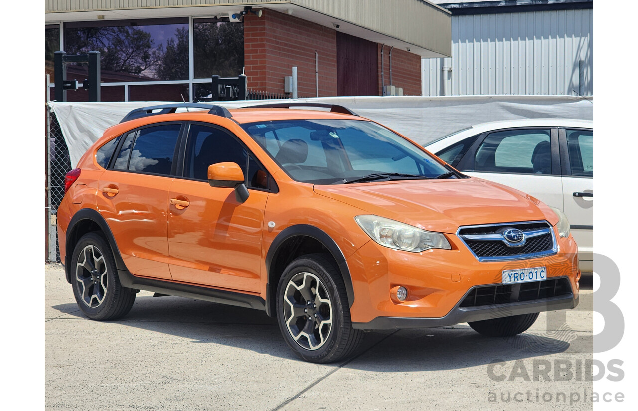 3/2012 Subaru XV 2.0i  4d Wagon Orange 2.0L