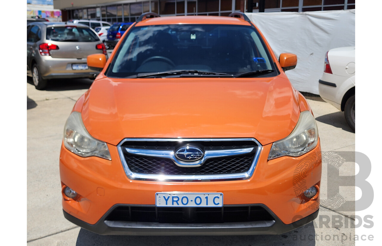 3/2012 Subaru XV 2.0i  4d Wagon Orange 2.0L