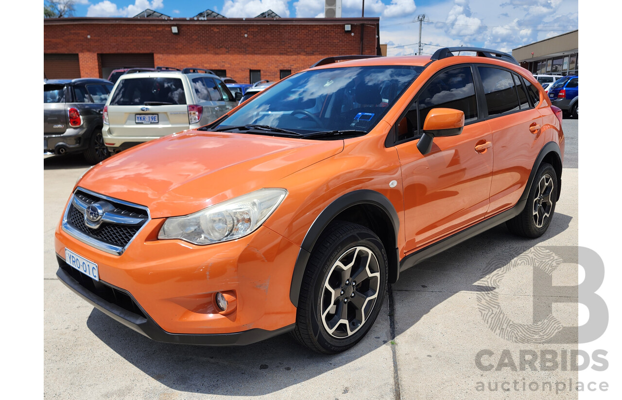 3/2012 Subaru XV 2.0i  4d Wagon Orange 2.0L