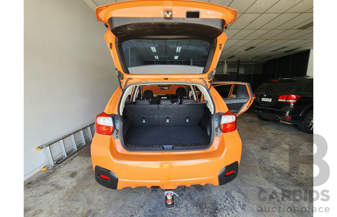 3/2012 Subaru XV 2.0i  4d Wagon Orange 2.0L