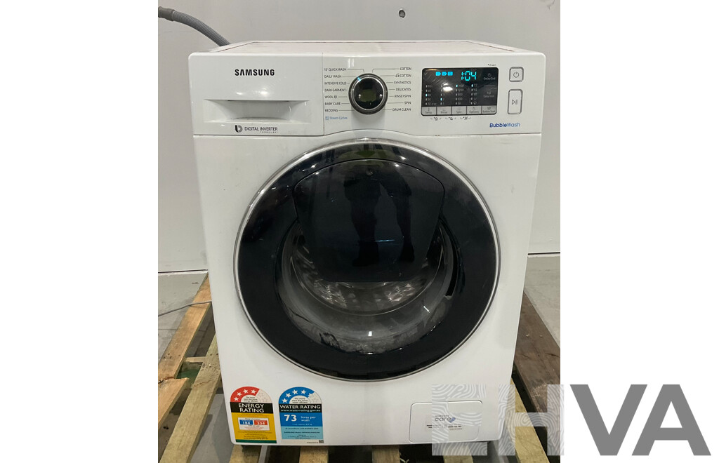 Samsung (WW85K54E0UW) 8.5kg Front Load Washer - ORP $1,379.00