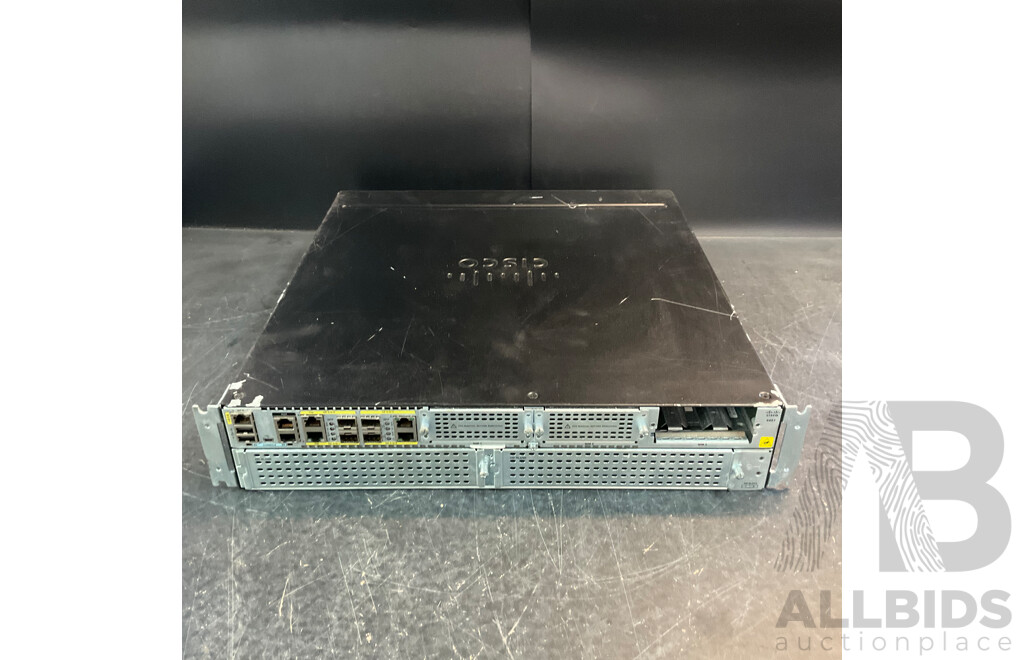 CISCO 4400 Series 4451-X K9 Integrated Services Router & Catalyst WS-C3750X-48P Ethernet Switch & 11x Compatible Phone System & More