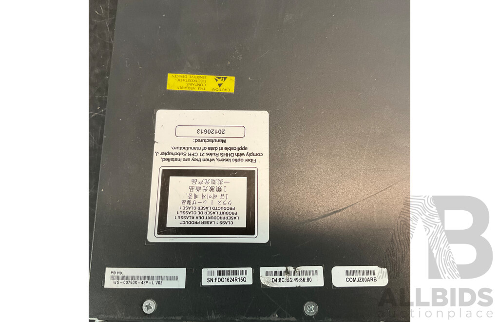 CISCO 4400 Series 4451-X K9 Integrated Services Router & Catalyst WS-C3750X-48P Ethernet Switch & 11x Compatible Phone System & More