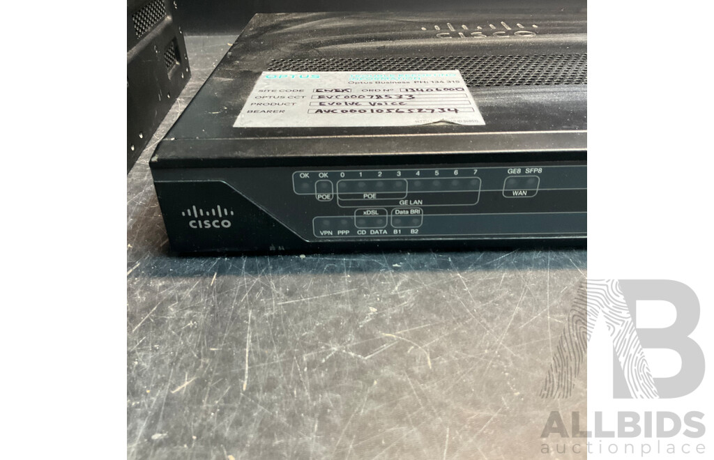 CISCO 2900 Series 2911& 1900 Series 1941 & 890 Series C897VA-K9  Integrated Services Routers