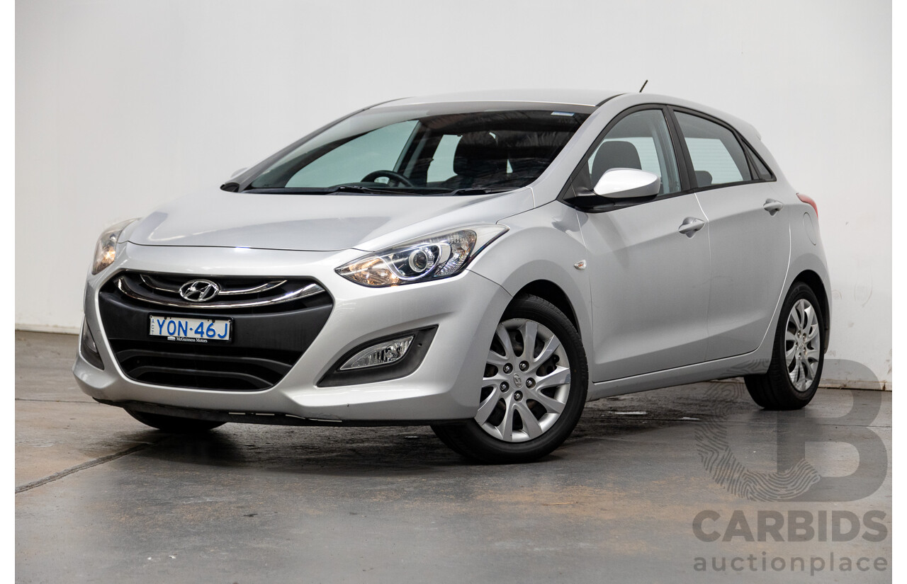 11/2013 Hyundai i30 Active GD 5d Hatchback Sleek Silver Metallic 1.8L