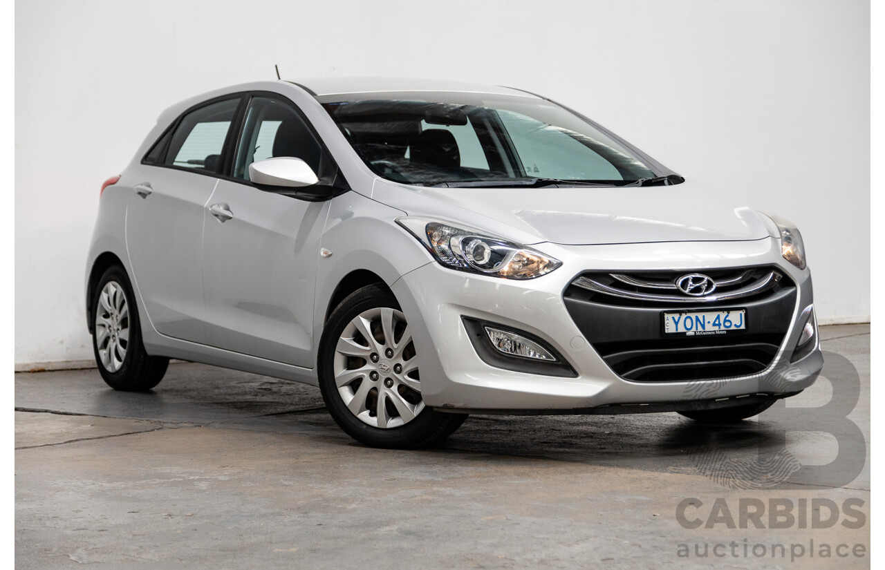 11/2013 Hyundai i30 Active GD 5d Hatchback Sleek Silver Metallic 1.8L