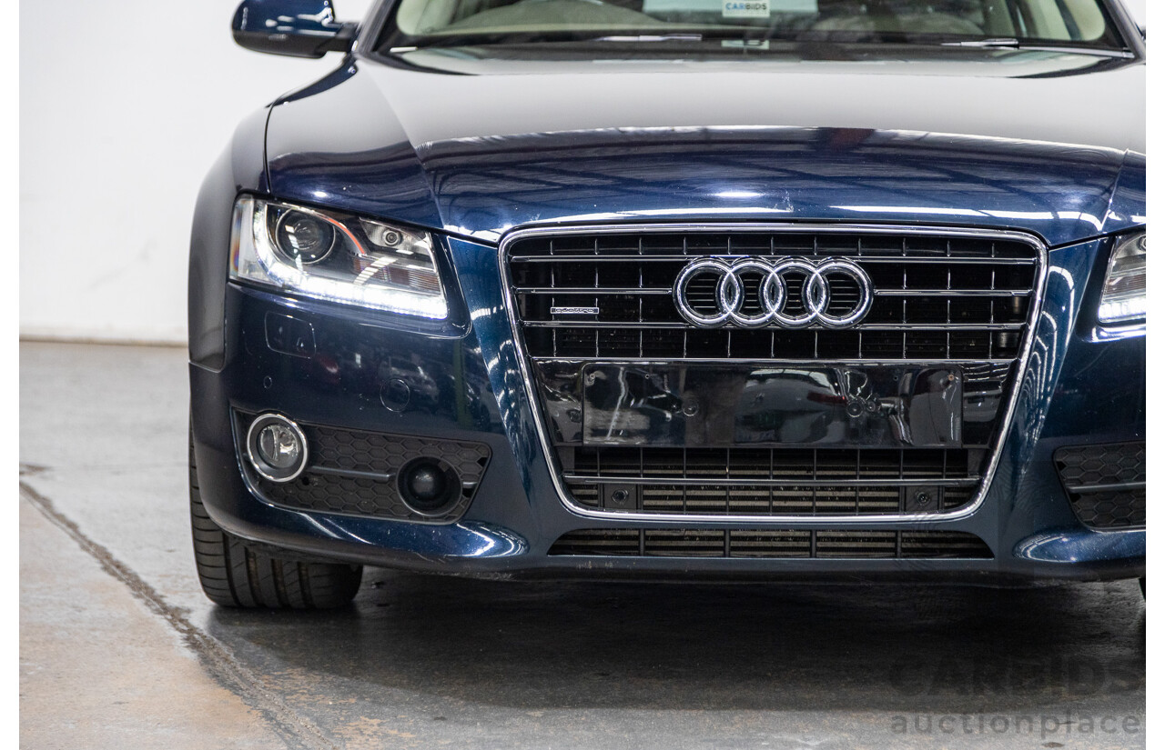 10/2010 Audi A5 Sportback 3.0TDI Quattro (AWD) 8T 5d Hatchback Deep Sea Blue Pearl 3.0L Turbo Diesel