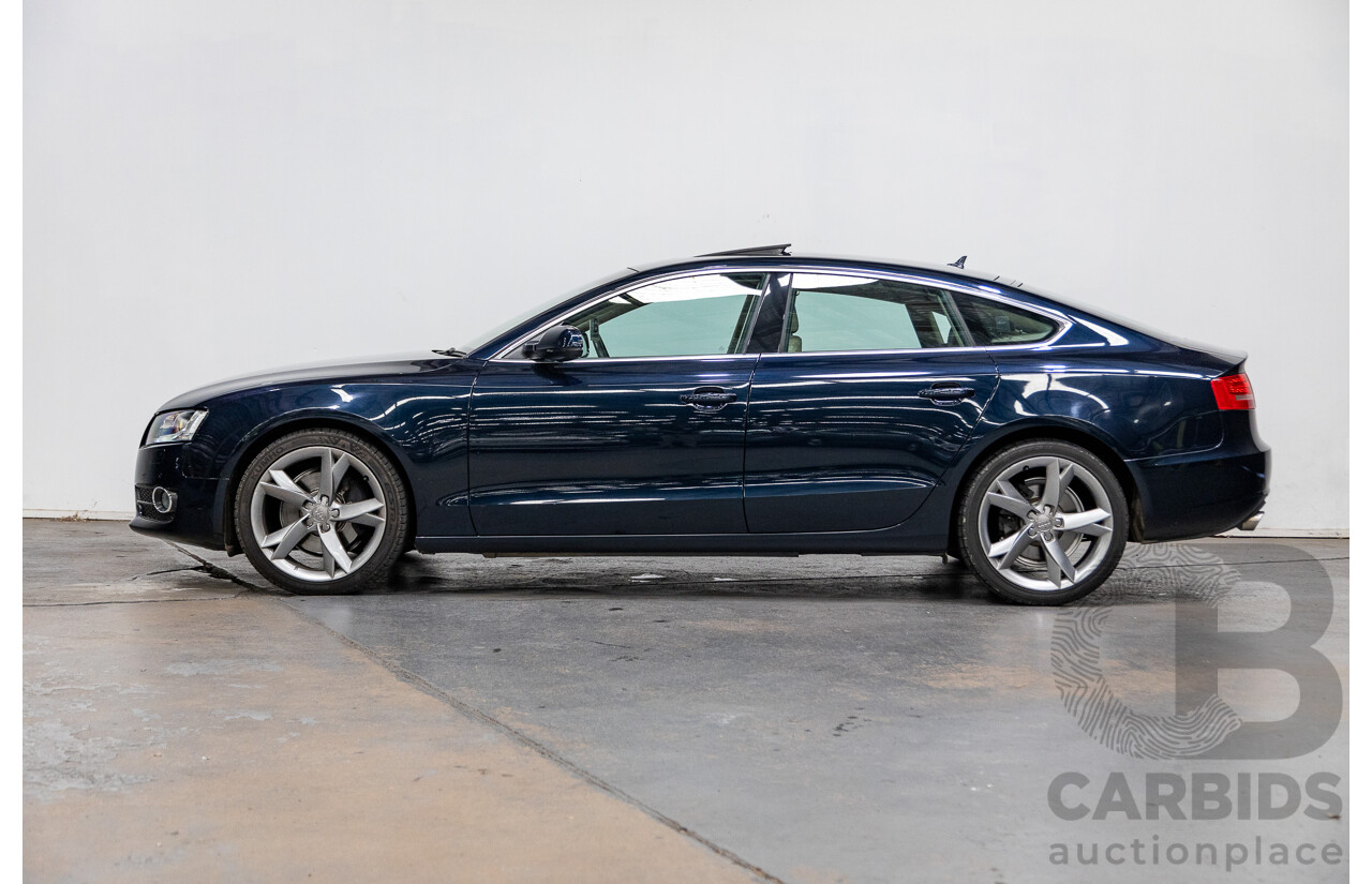 10/2010 Audi A5 Sportback 3.0TDI Quattro (AWD) 8T 5d Hatchback Deep Sea Blue Pearl 3.0L Turbo Diesel