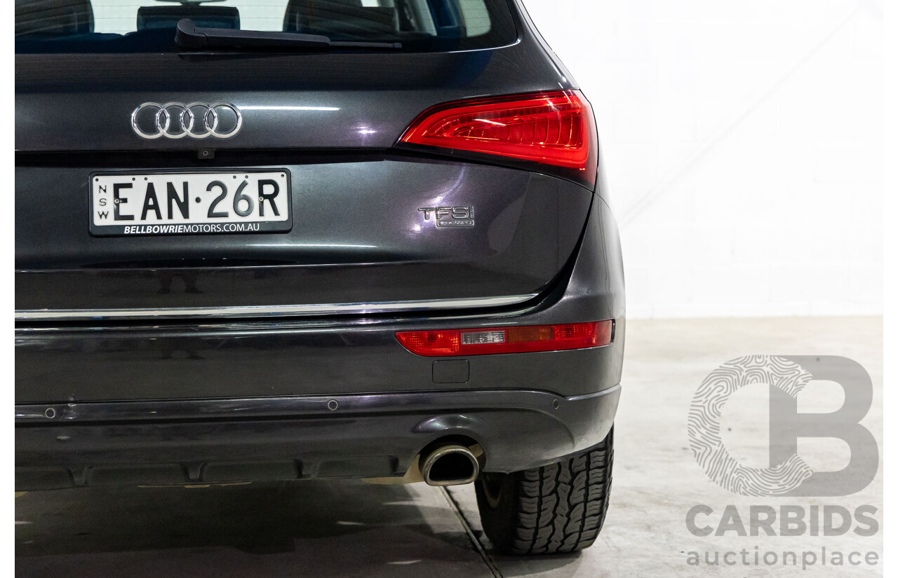 8/2014 Audi Q5 2.0 TFSI Quattro (AWD) 8R MY14.5 4d Wagon Lava Grey Metallic Turbo 2.0L