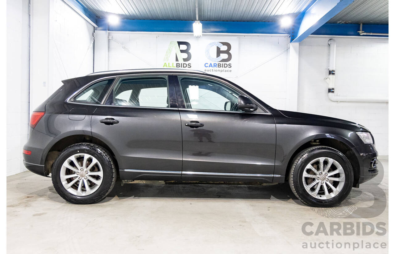 8/2014 Audi Q5 2.0 TFSI Quattro (AWD) 8R MY14.5 4d Wagon Lava Grey Metallic Turbo 2.0L