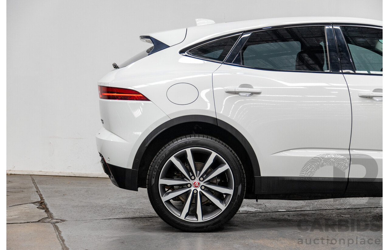 04/2018 Jaguar E-Pace P250 S AWD (183kW) AWD X540 MY18 4D Wagon Fuji White 2.0L