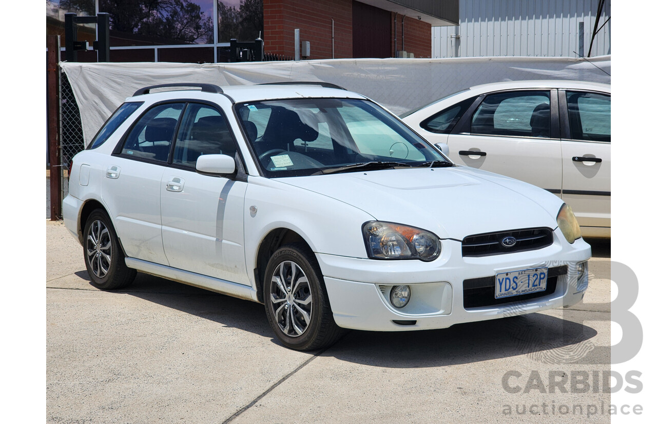 2/2005 Subaru Impreza GX (awd) MY05 5d Hatchback White 2.0L