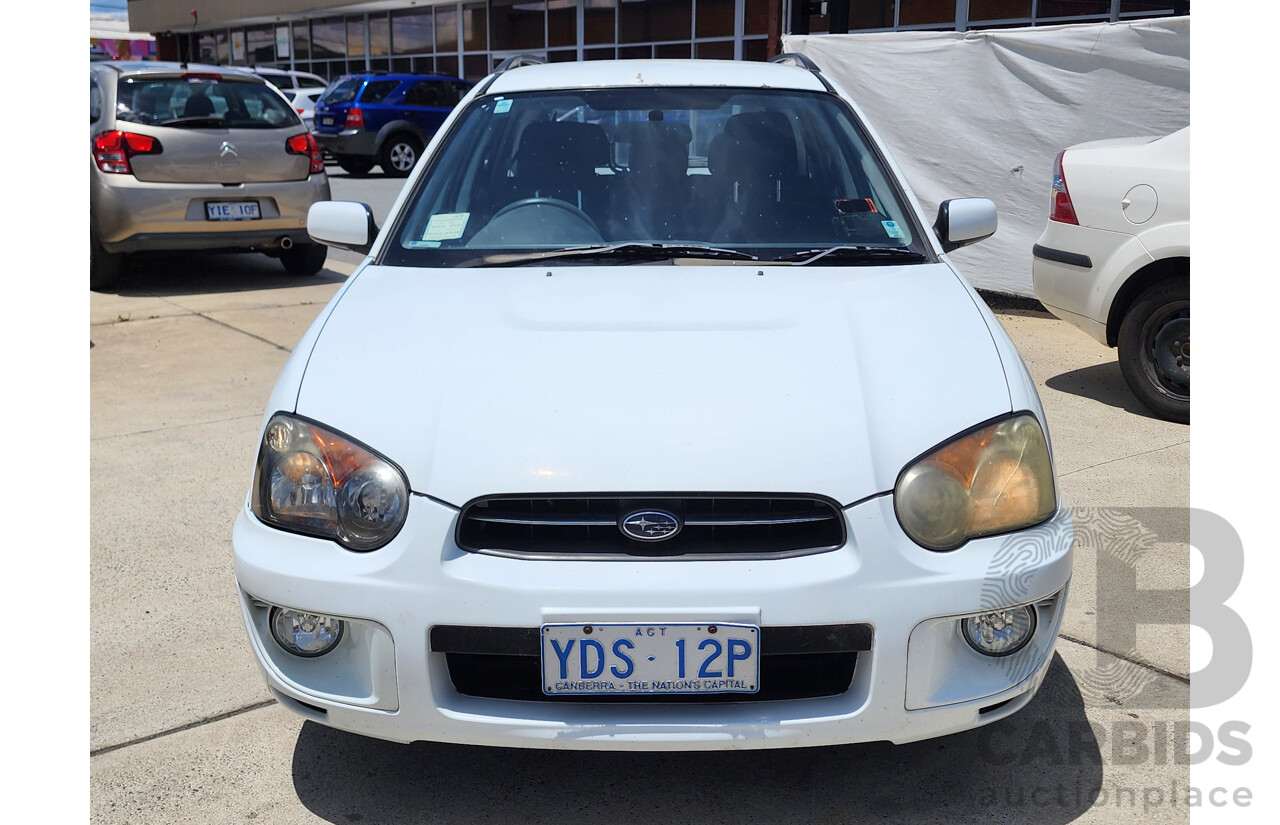 2/2005 Subaru Impreza GX (awd) MY05 5d Hatchback White 2.0L