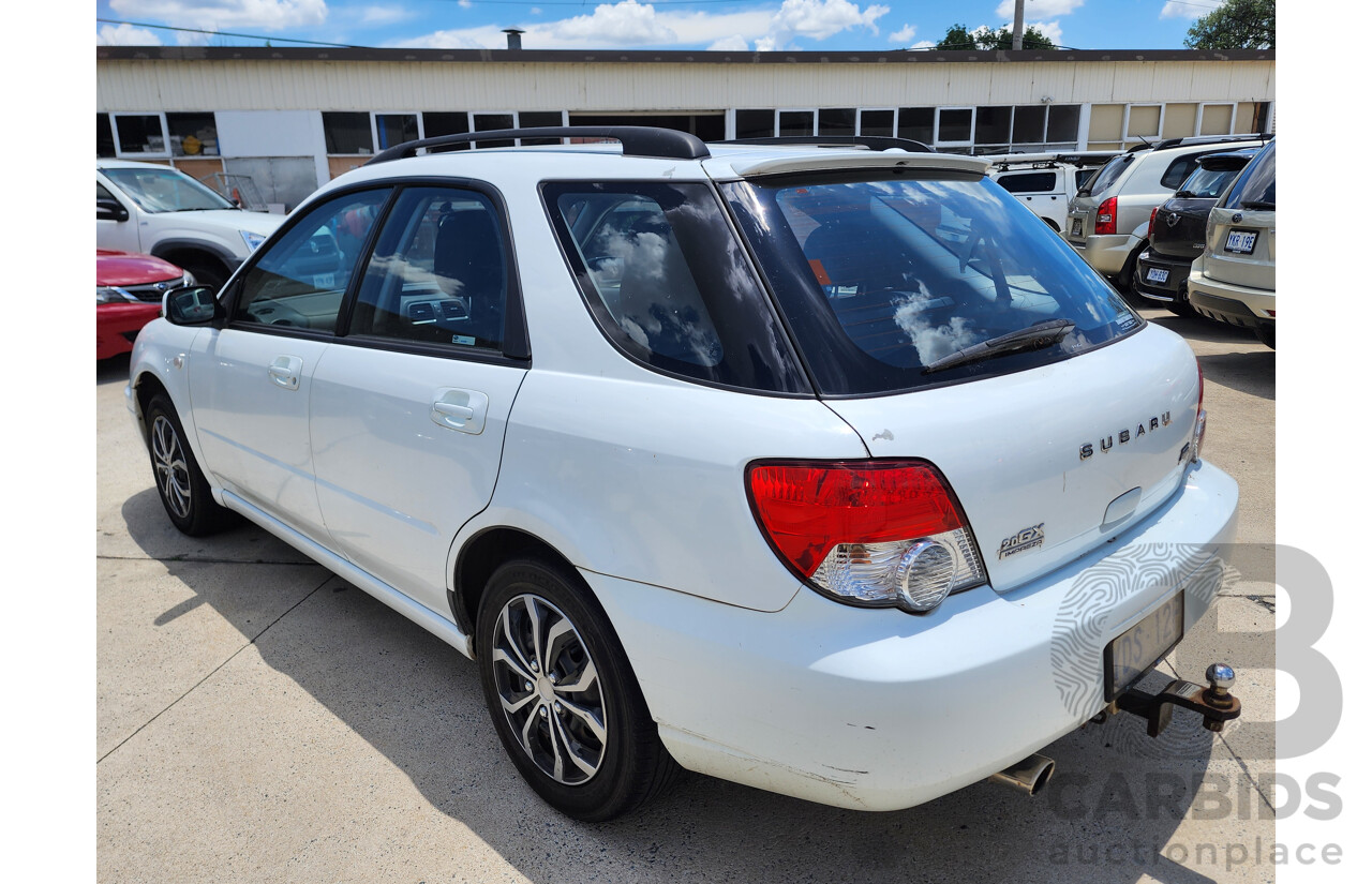 2/2005 Subaru Impreza GX (awd) MY05 5d Hatchback White 2.0L