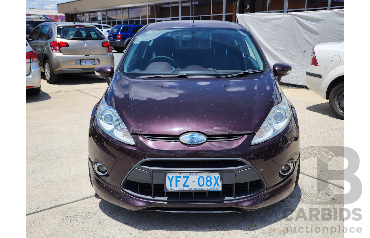 2/2010 Ford Fiesta Zetec WS 3d Hatchback Maroon 1.6L